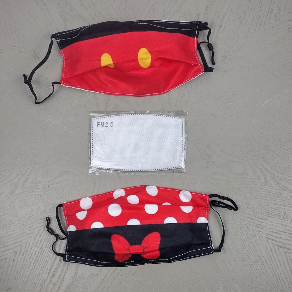 Mickey & Minnie Face Masks